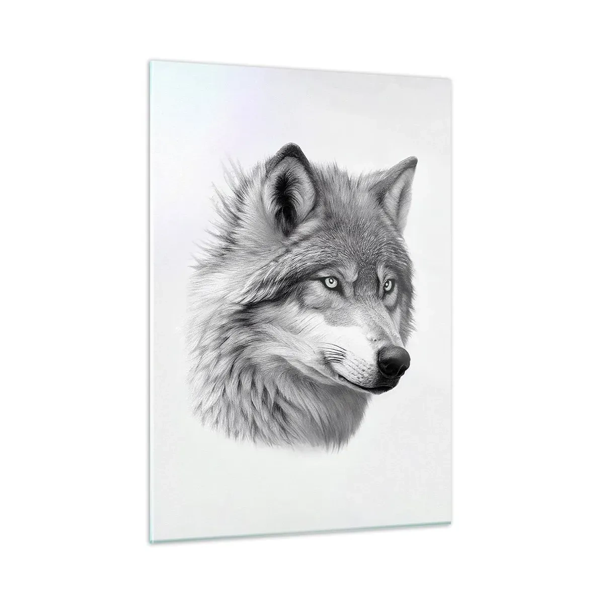 Üveg kép - Alfa - kétségtelenül - 50x70 cm