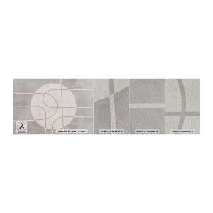 Fotótapéta Minta Premium Sand - Körkörös és egyenes - Fényes, Minimalista, Kerék - 100x30 cm