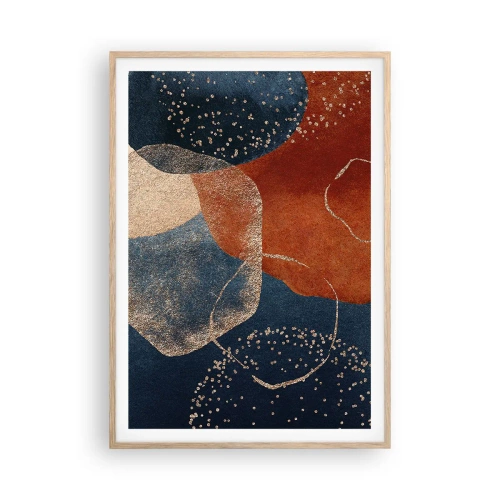 Poszter világos tölgy keretben - A lét könnyedsége - 70x100 cm