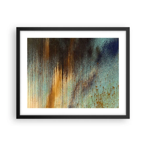 Poszter fehér keretben - Egy nem véletlen színes kompozíció - 50x40 cm
