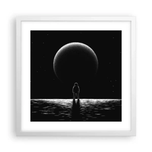 Poszter fekete keretben - Szemtől szemben - 40x40 cm