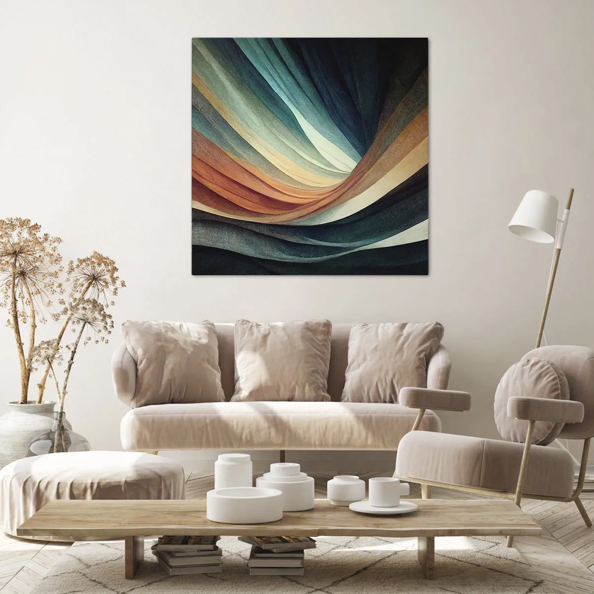 Vászonkép - Színekből szőtt - 50x50 cm