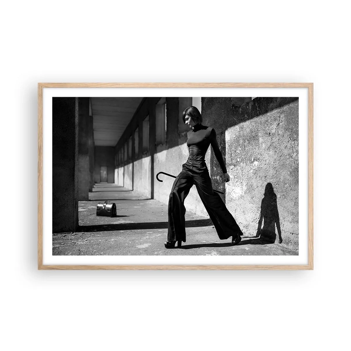 Poszter világos tölgy keretben - Városi elegancia - 91x61 cm