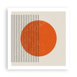 Poszter - Mindig a nap - 60x60 cm