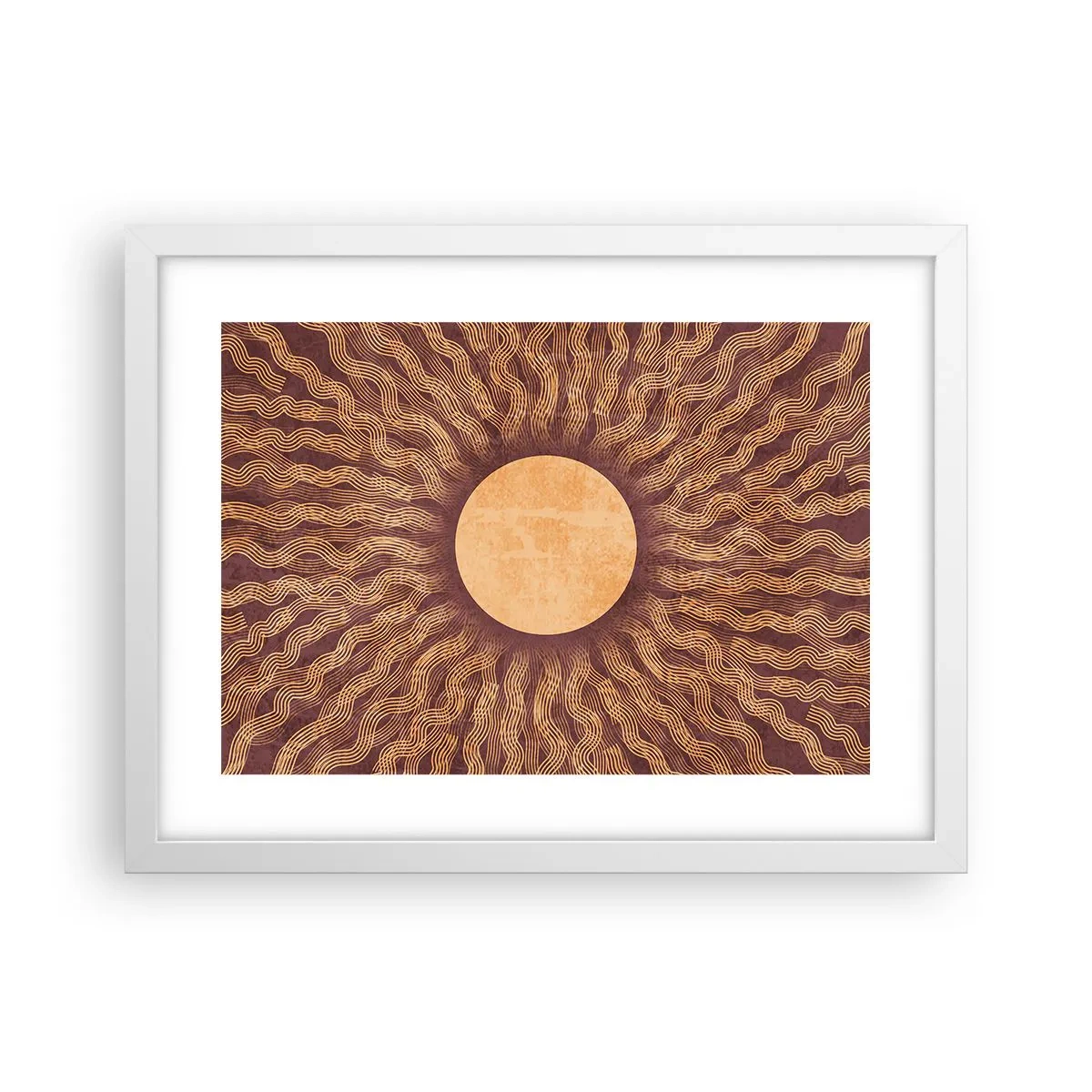 Poszter fekete keretben - A nap ikonja - 40x30 cm