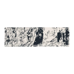 Fotótapéta Minta Standard Eco - Az ellentétek egymásba fonódása - Absztrakció, Darab, Kollázs - 100x30 cm