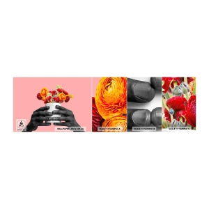 Fotótapéta Minta Öntapadós Deluxe Sticker - Az élet apoteózisa - Absztrakció, Darab, Virágok - 100x30 cm