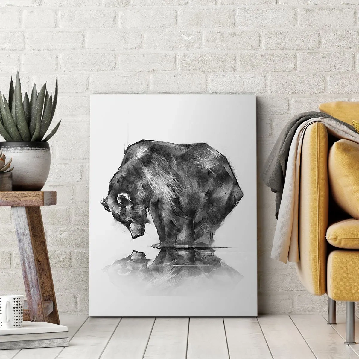 Vászonkép - Jó látni rokont - 70x100 cm