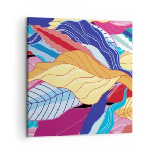 Vászonkép - Színes rendetlenség - 60x60 cm