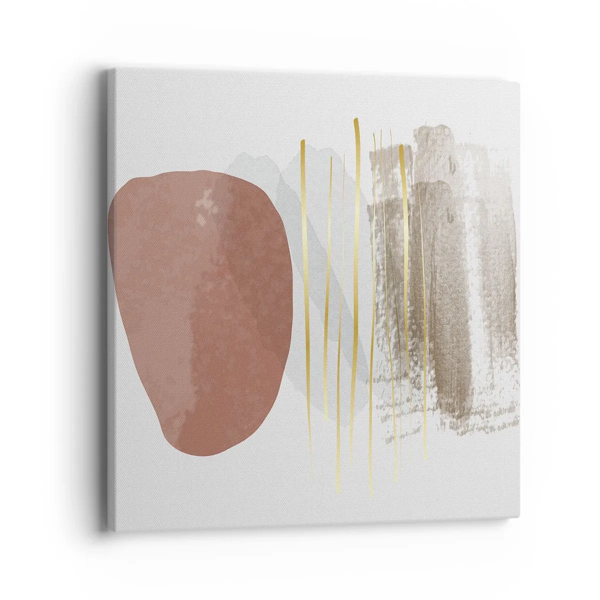 Vászonkép - Absztrakt oszlopsor - 40x40 cm