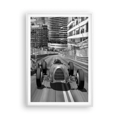 Poszter fekete keretben - Réges-régen Monte Carlóban - 70x100 cm