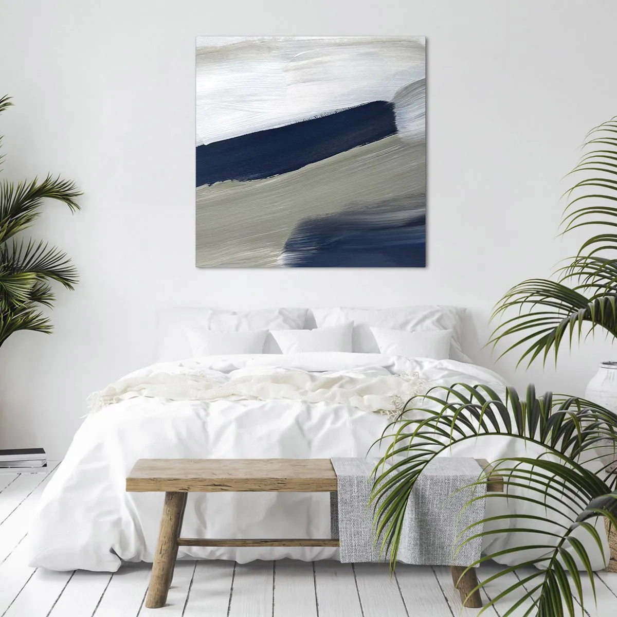 Vászonkép - Találkozás a fehérrel - 40x40 cm