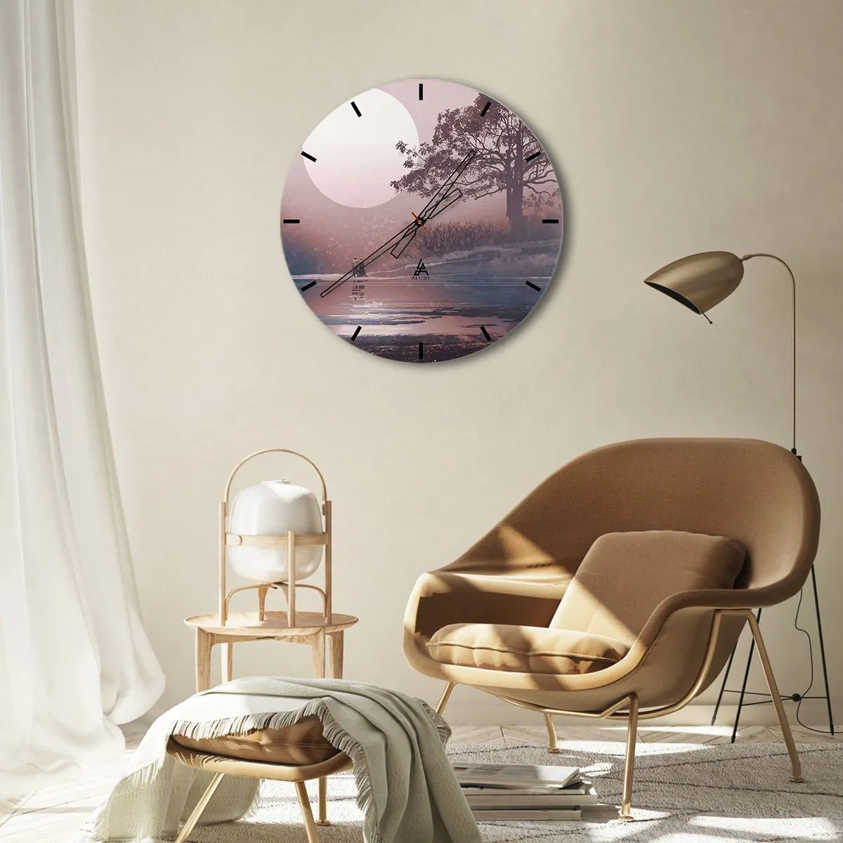 Falióra, Óra - Éjszakai csodák - 30x30 cm