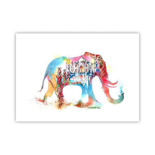 Poszter - India - a szerelem aurája - 70x50 cm