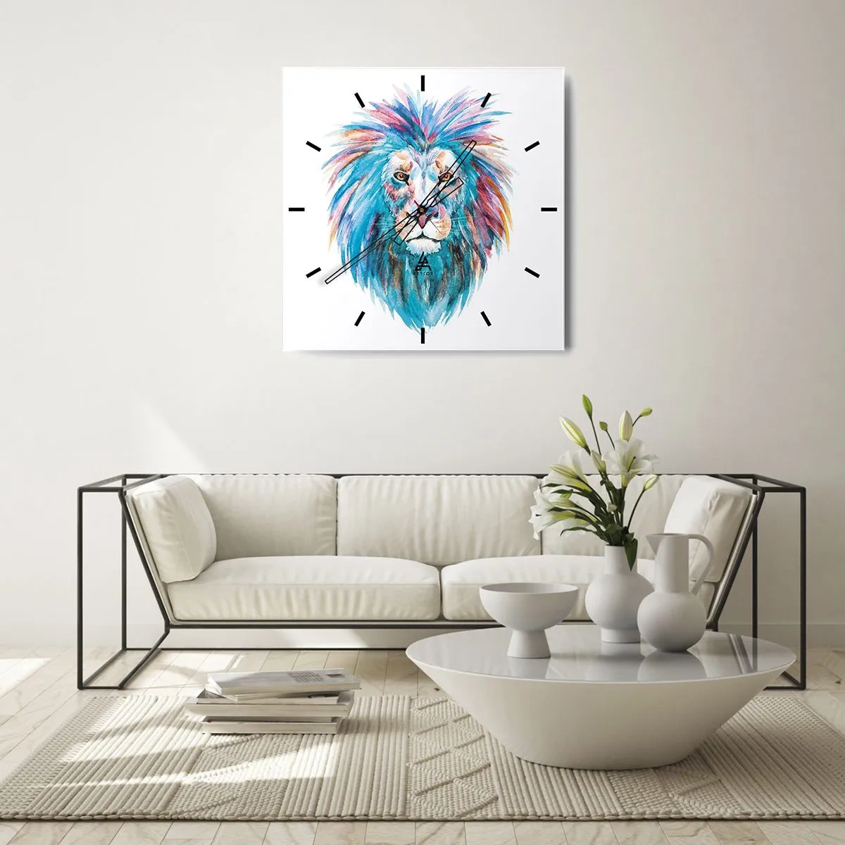 Falióra, Óra - Felvillanyozó aura - 40x40 cm