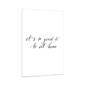 Üveg kép - Teljes igazság - 80x120 cm