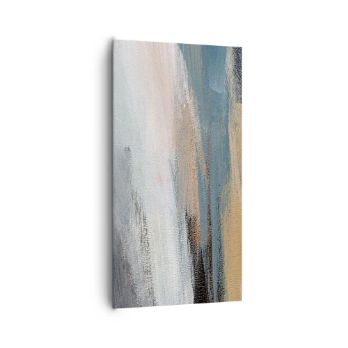 Vászonkép - Absztrakció: északi táj - 65x120 cm