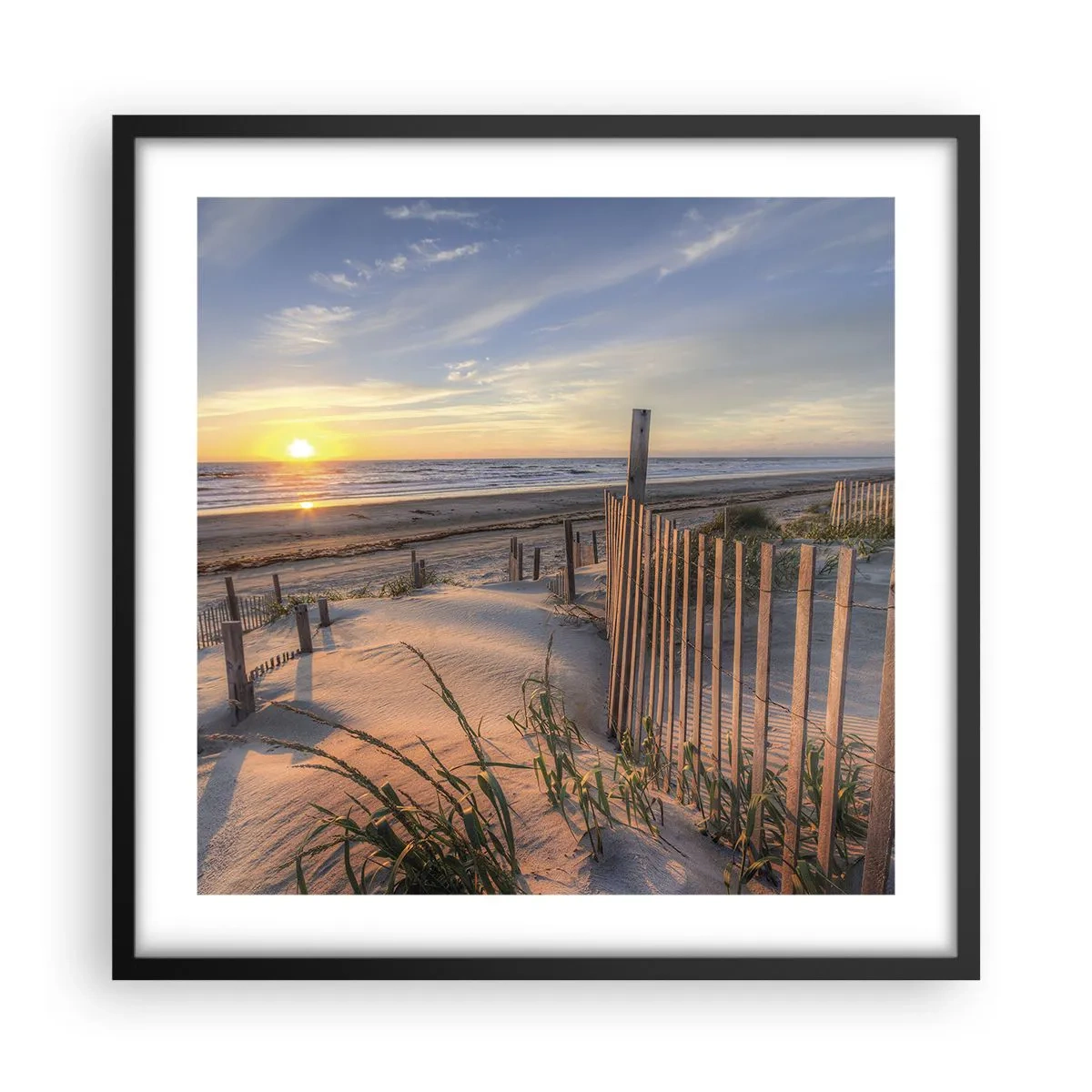 Poszter fehér keretben - A szél ragyogása és árnyéka - 50x50 cm