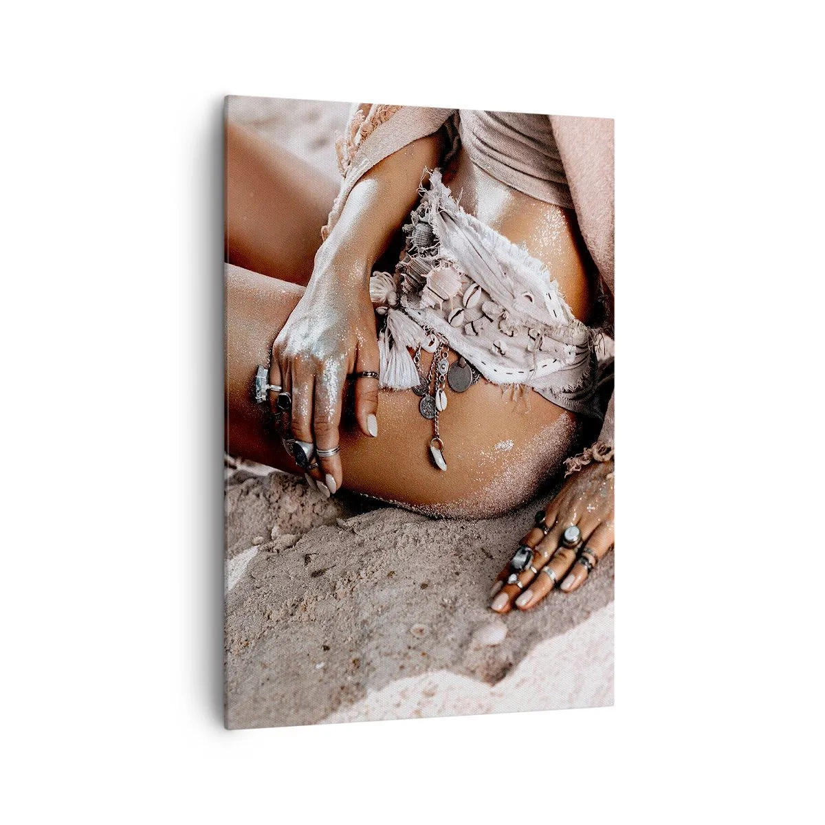 Vászonkép - A hullámok vetettek partra? - 70x100 cm