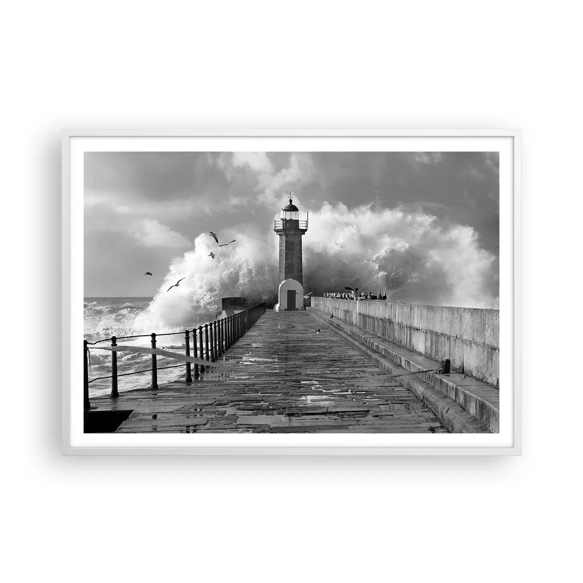 Poszter fekete keretben - Rettenthetetlen - 100x70 cm