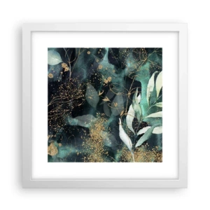 Poszter fekete keretben - Elvarázsolt kert - 30x30 cm