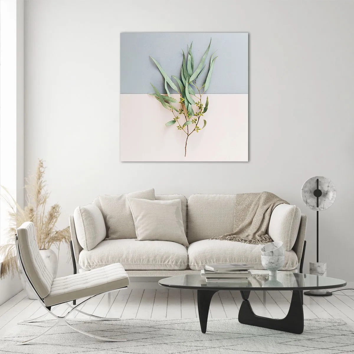 Üveg kép - Pasztell finomság - 30x30 cm