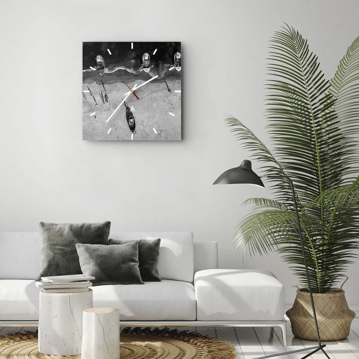 Falióra, Óra - Még mindig a parton... - 30x30 cm