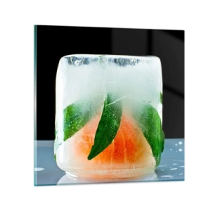 Üveg kép - Friss és hűvös - 30x30 cm