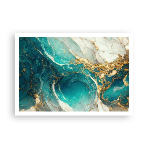 Poszter - Kompozíció aranyvénákkal - 100x70 cm