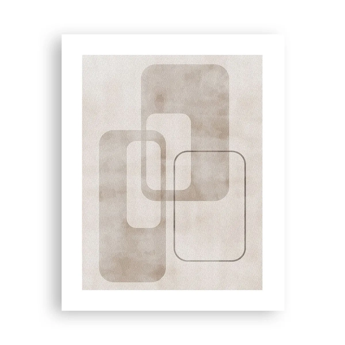 Poszter - Geometrikus fúga - 40x50 cm