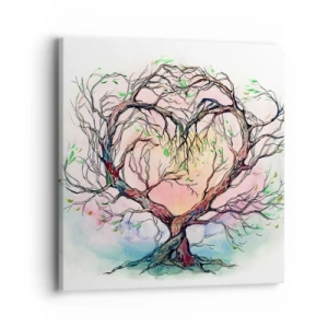 Vászonkép - Együtt a viharok ellen - 40x40 cm