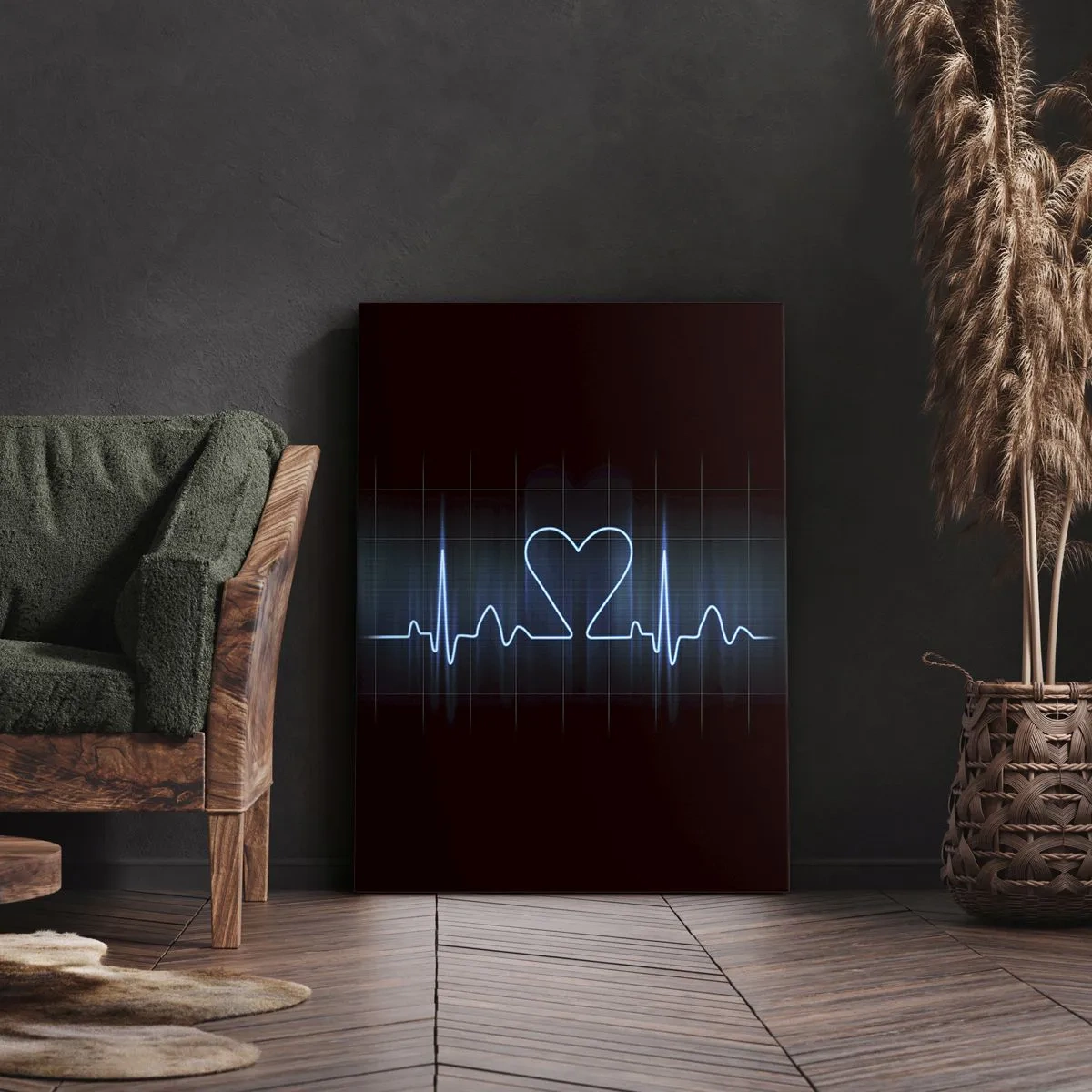 Vászonkép - A szív ritmusában - 45x80 cm