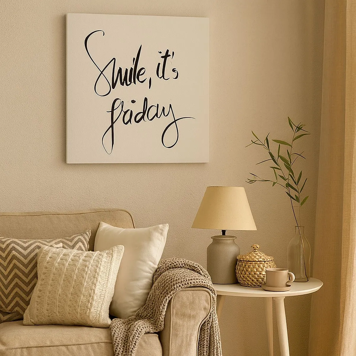 Vászonkép - Igazi öröm - 30x30 cm