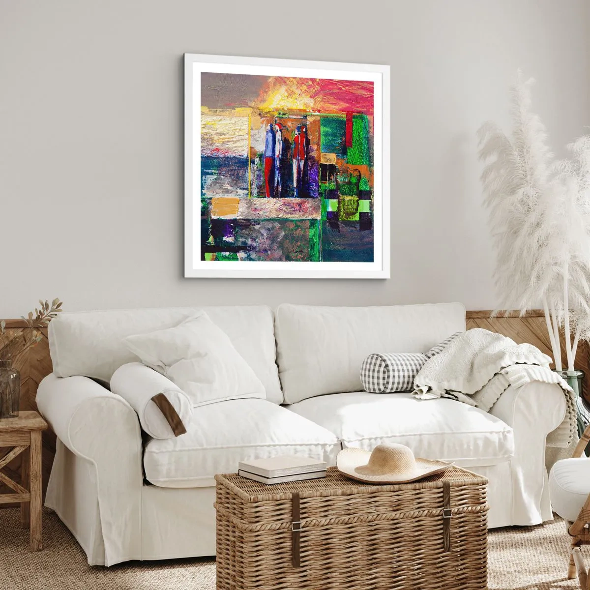 Poszter fekete keretben - Kapcsolatok és érzelmek - 60x60 cm