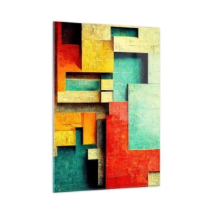 Üveg kép - A derékszögek fesztiválja - 50x70 cm