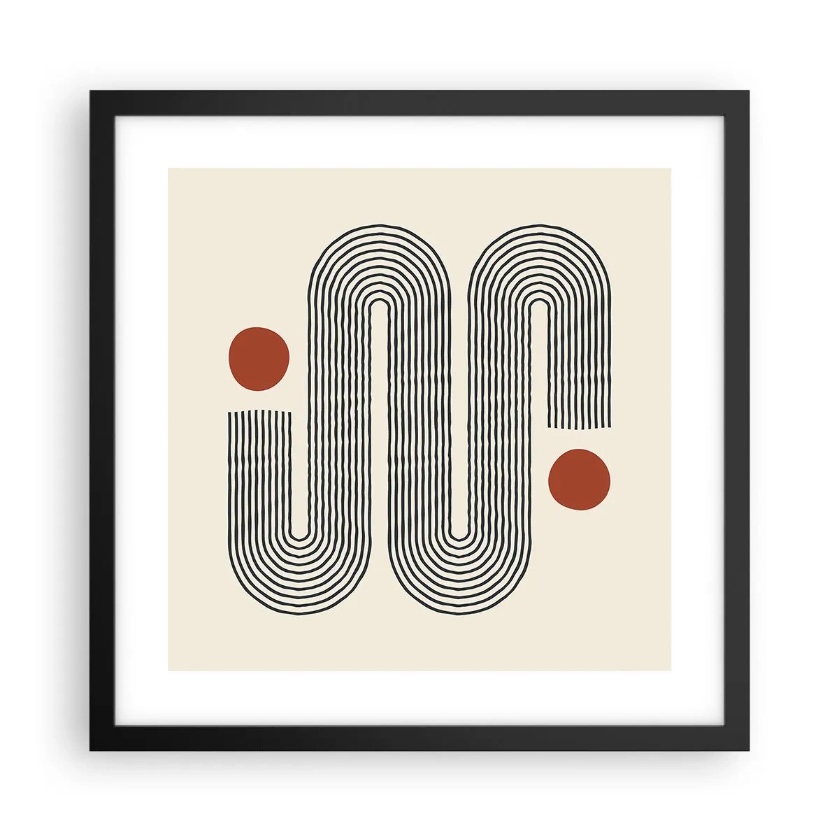 Poszter fehér keretben - Elejétől végéig - 40x40 cm