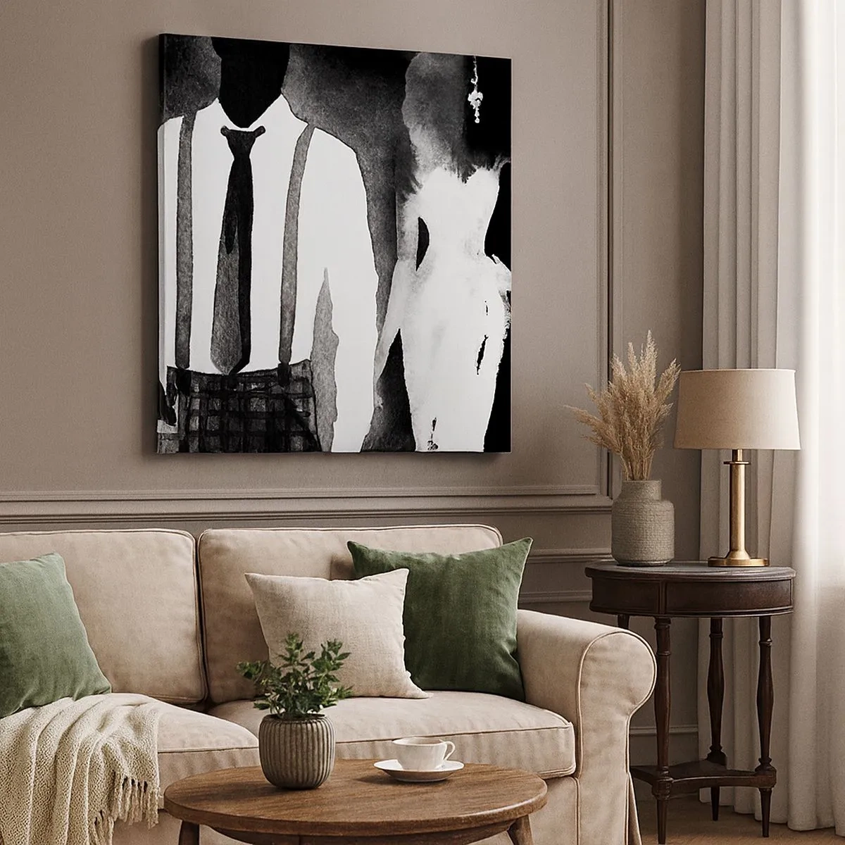 Vászonkép - Noir légkörben - 30x30 cm