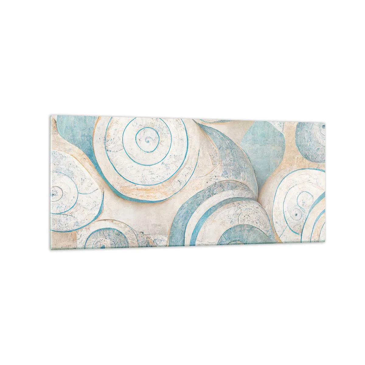 Üveg kép - Mit rejt a kagyló? - 120x50 cm