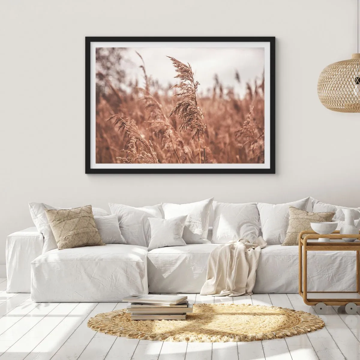 Poszter fehér keretben - Ősz van már a mezőkön - 70x50 cm
