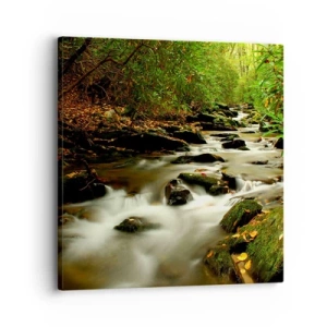 Vászonkép - Mint folyékony ezüst - 30x30 cm