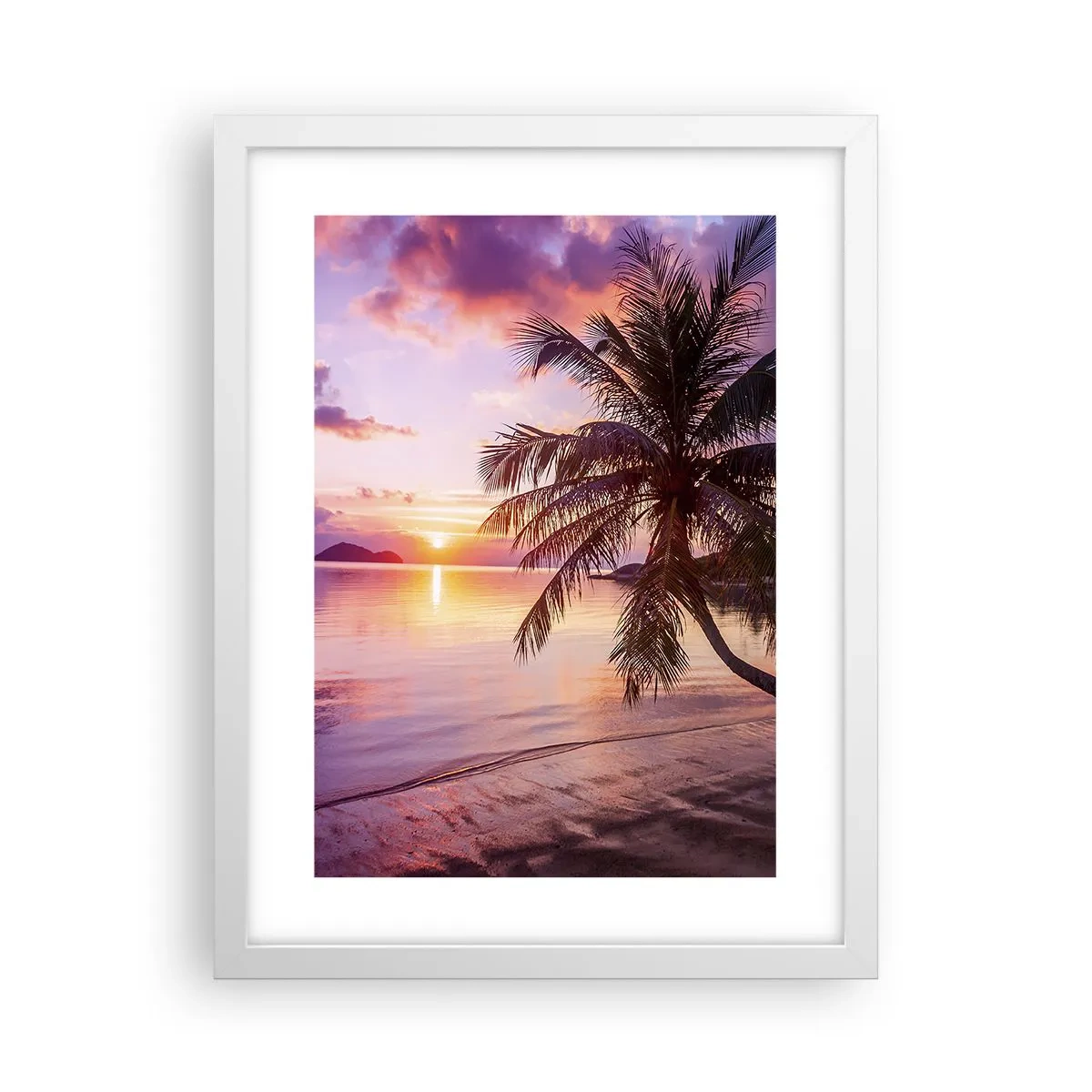 Poszter fekete keretben - Boldogság egészen a horizontig - 30x40 cm