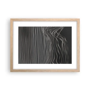 Poszter világos tölgy keretben - Ritmus és akcentus - 40x30 cm