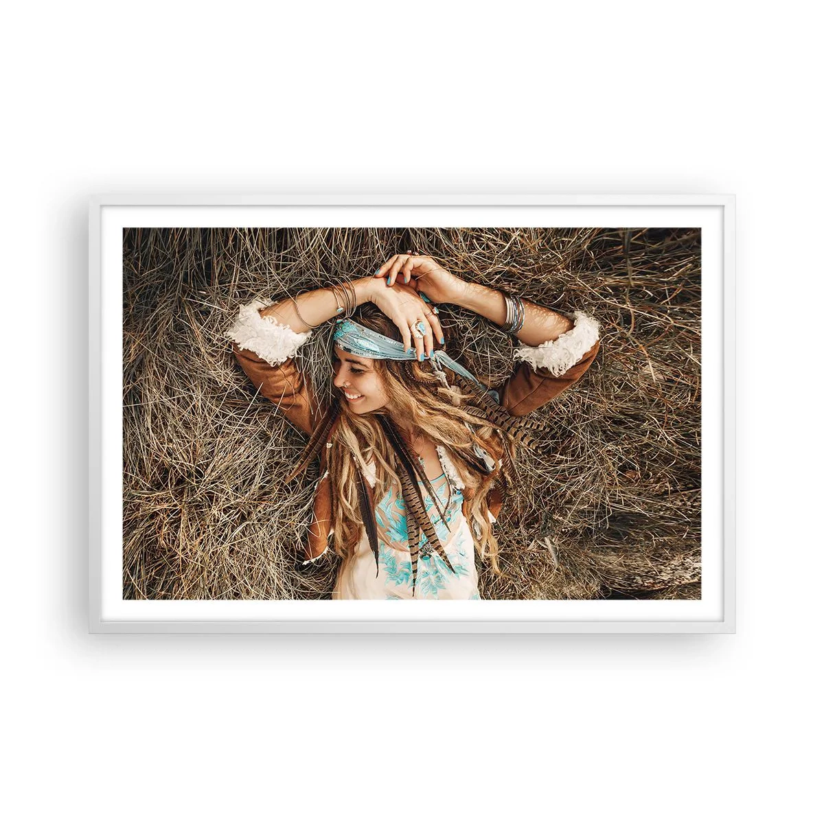 Poszter fekete keretben - Útban a szerelem nyara felé - 91x61 cm