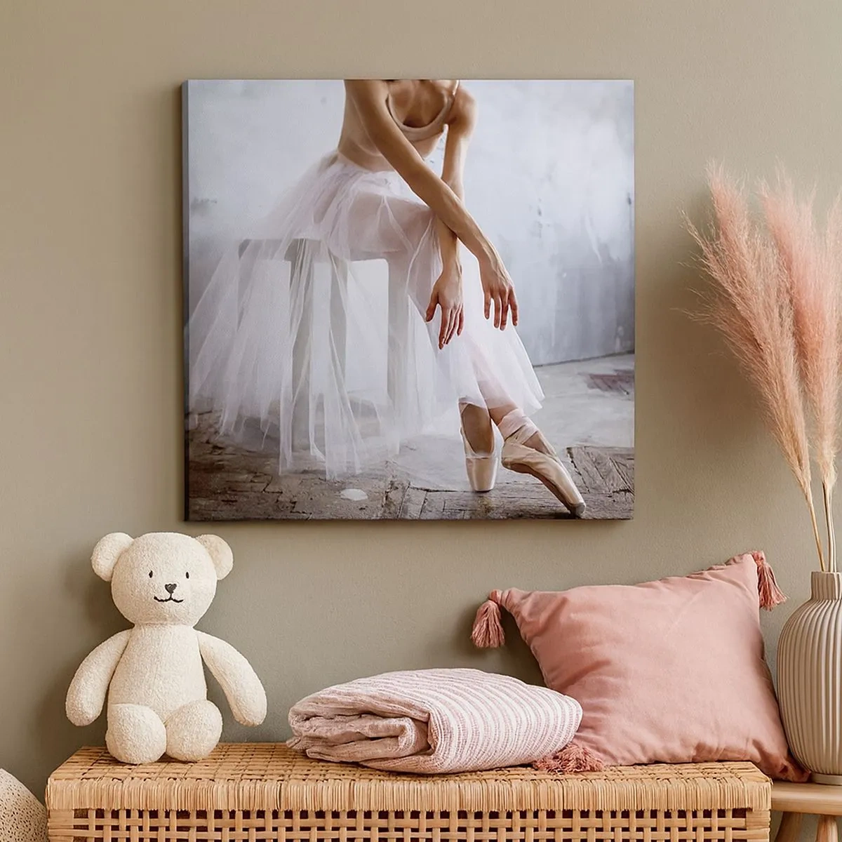 Vászonkép - Mielőtt a rámpa fényei kigyúlnak - 30x30 cm