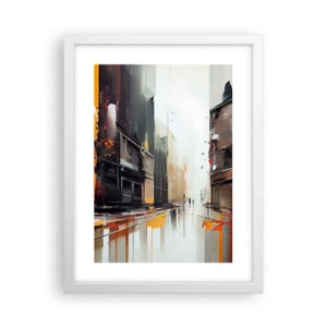 Poszter fekete keretben - Esős nap - 30x40 cm