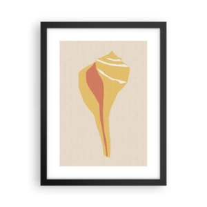 Poszter fehér keretben - Szerves absztrakció - növekedés - 30x40 cm