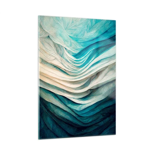 Üveg kép - Kék telhetetlenség - 50x70 cm