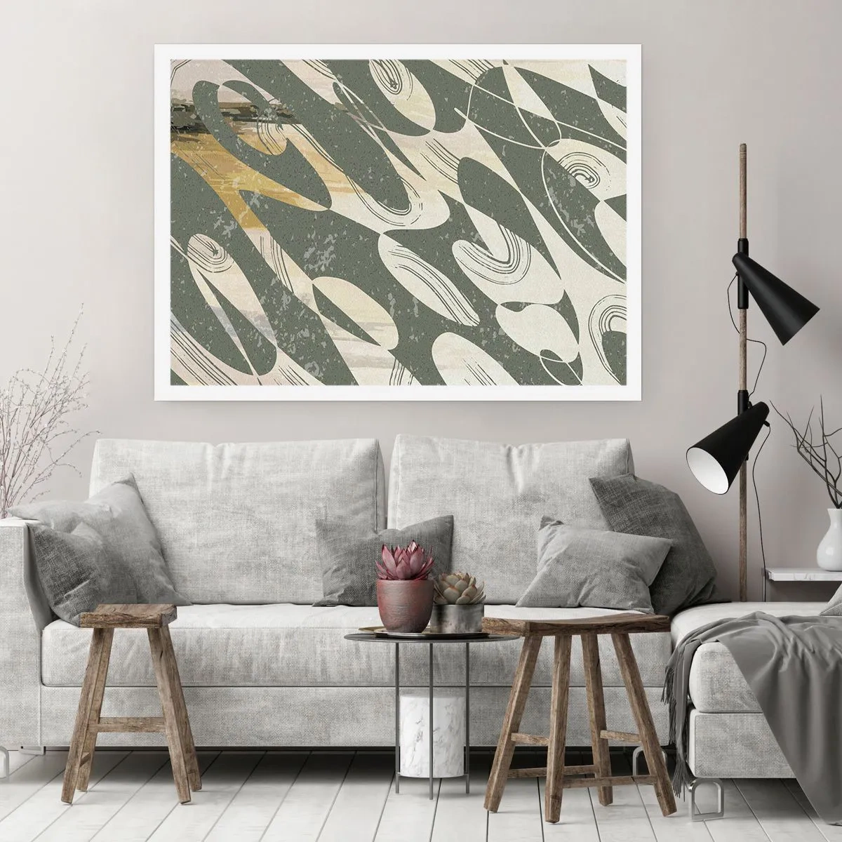 Poszter - Ritmikus absztrakció - 50x40 cm