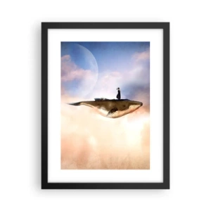 Poszter fehér keretben - Legeslegreálisabb utazás - 30x40 cm