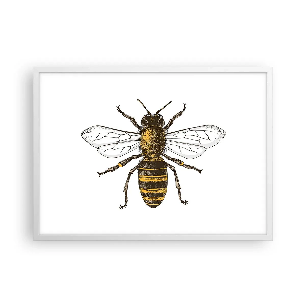 Poszter fekete keretben - Gyönyörű és jó - 70x50 cm